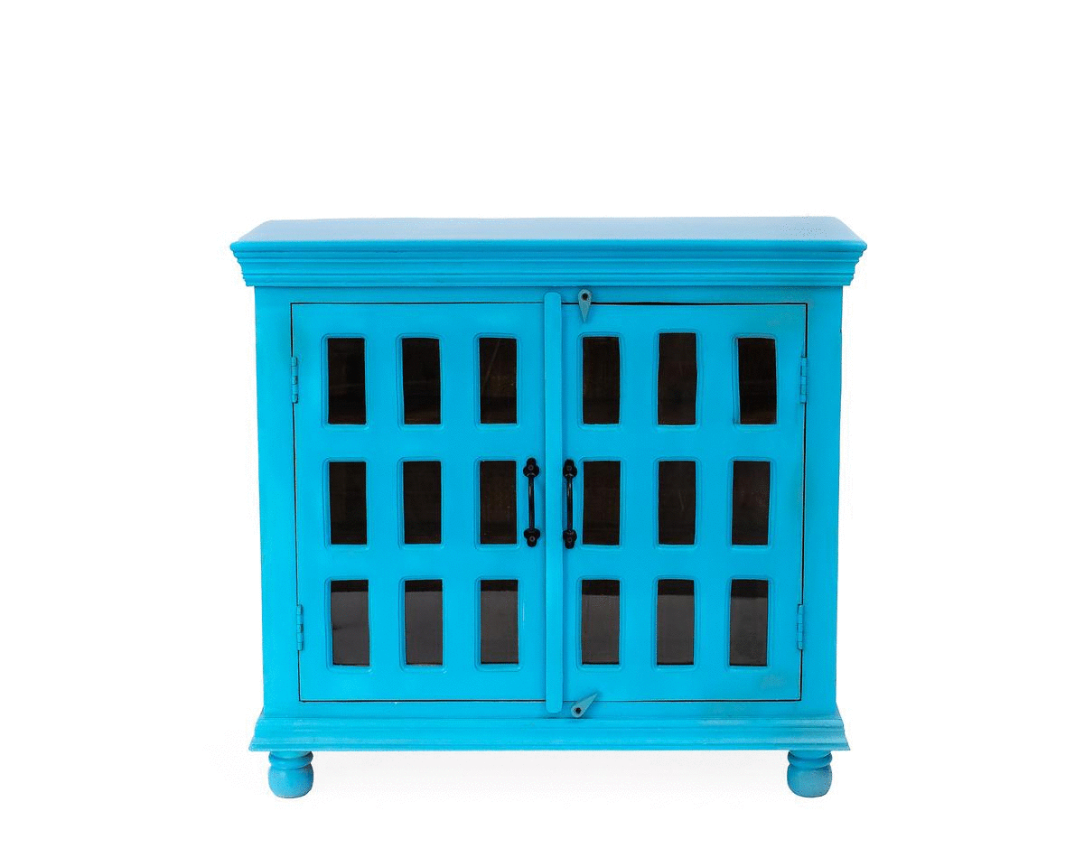 Ocean Breeze Blue Cabinet