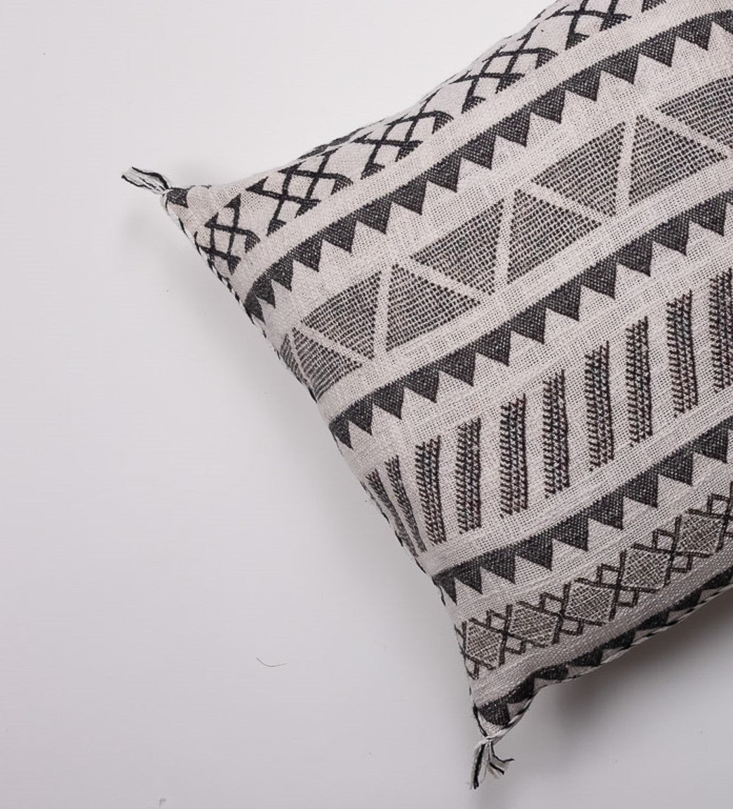 MYRICA - Hand Block Printed Cushion Cover
