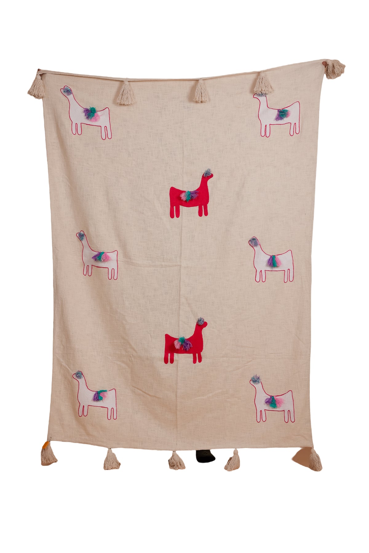 KHARI - Decorative Embroidery Throw Blanket