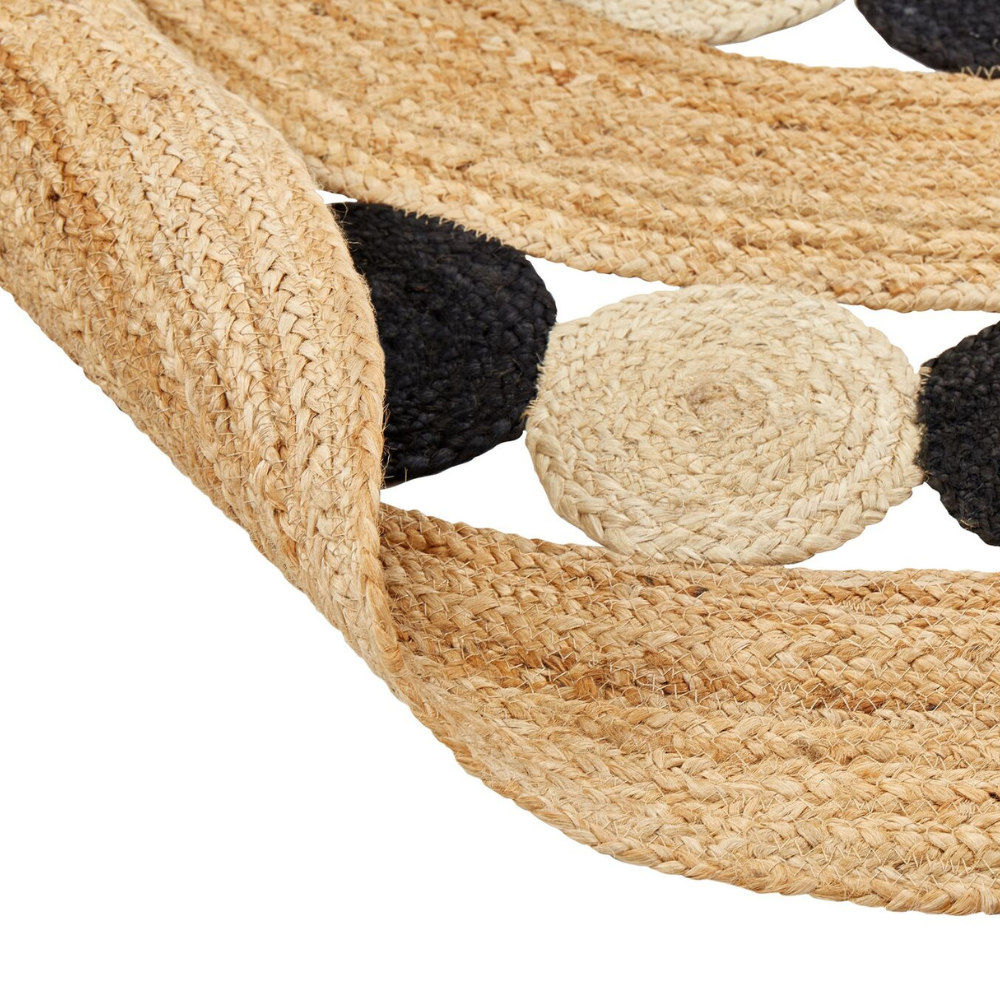 AKBELLEN - Handcrafted Braided Jute Rug