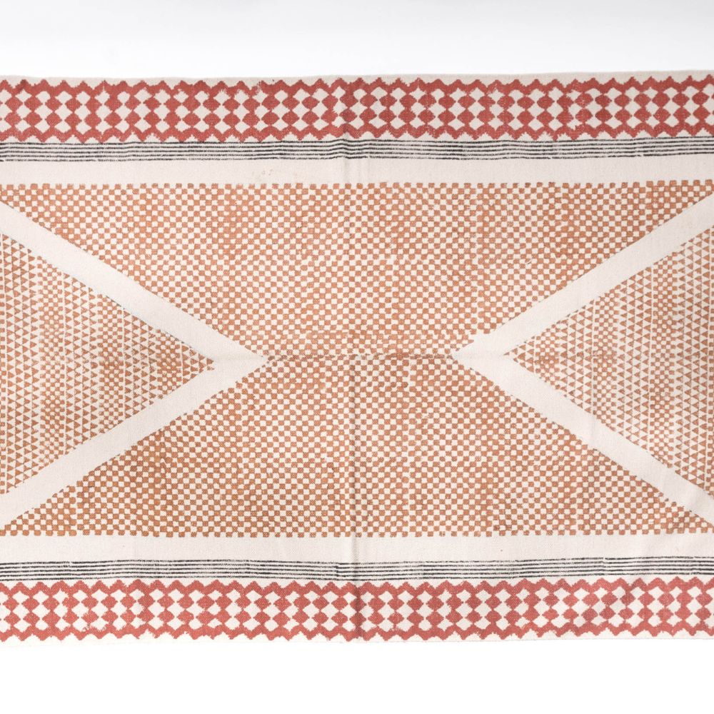 BUGAY - HAND BLOCK PRINTED COTTON RUG