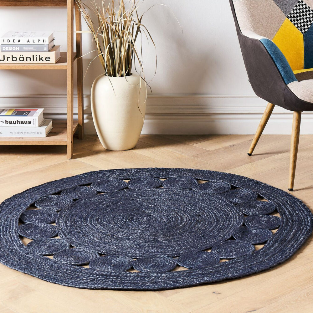 ANADERE - Handcrafted Braided Jute Rug
