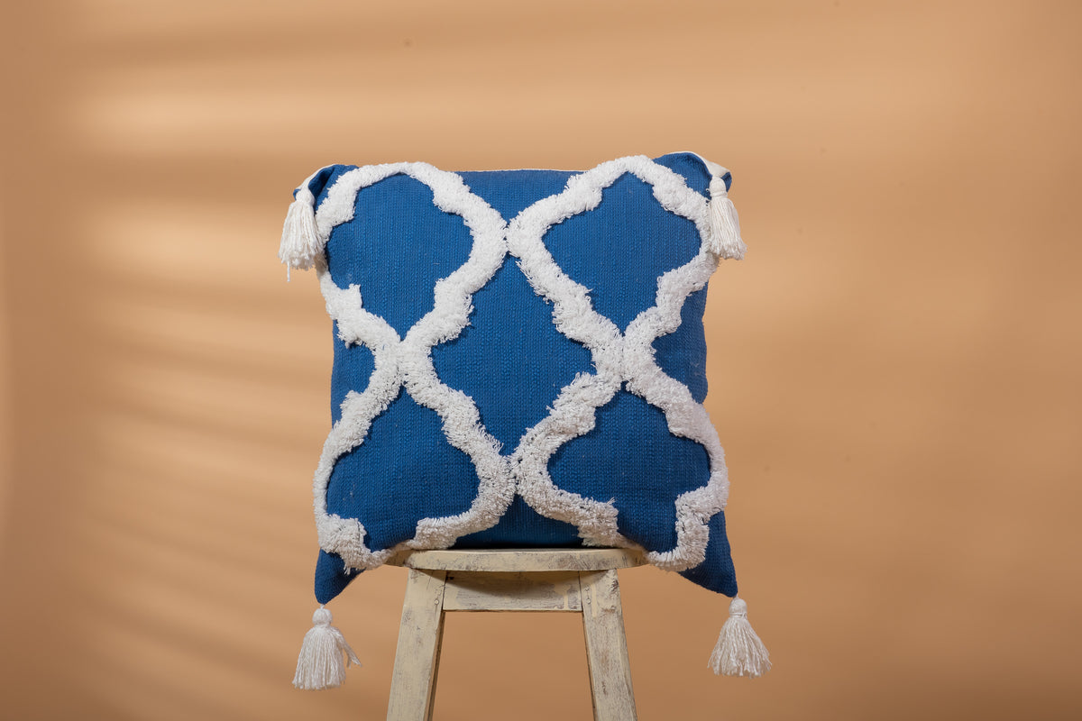 RHOEA - Designer Tufted Pillow Cover