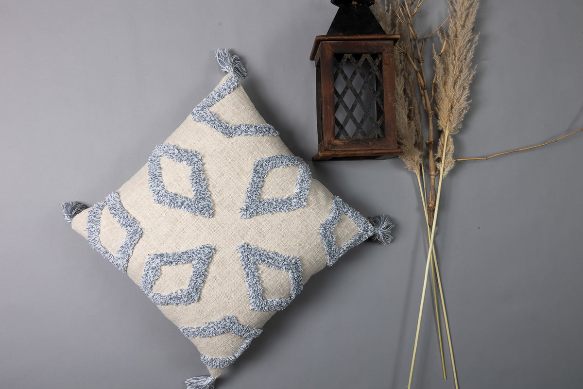 BIMINI - Soft Tufted Square Cushion Cover
