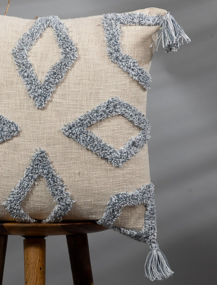 BIMINI - Soft Tufted Square Cushion Cover