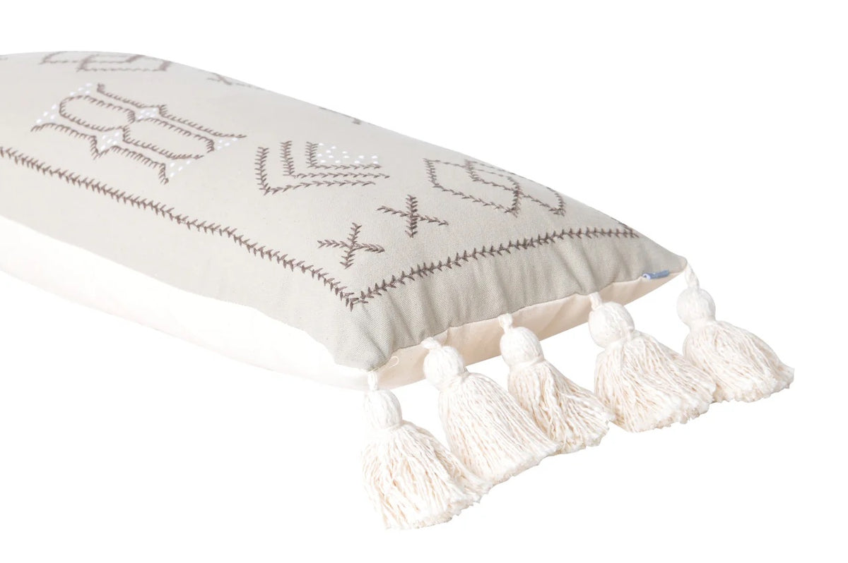 JYE - Hand-Embroidered Pillow Cover