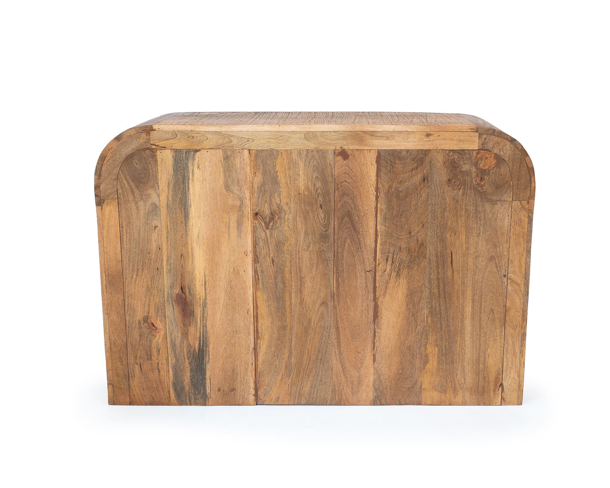 Urban Industrial Mango Wood Cabinet
