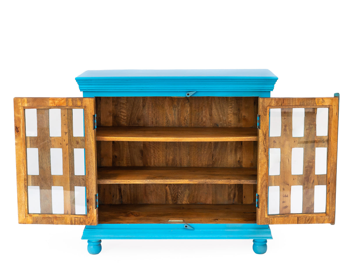 Ocean Breeze Blue Cabinet