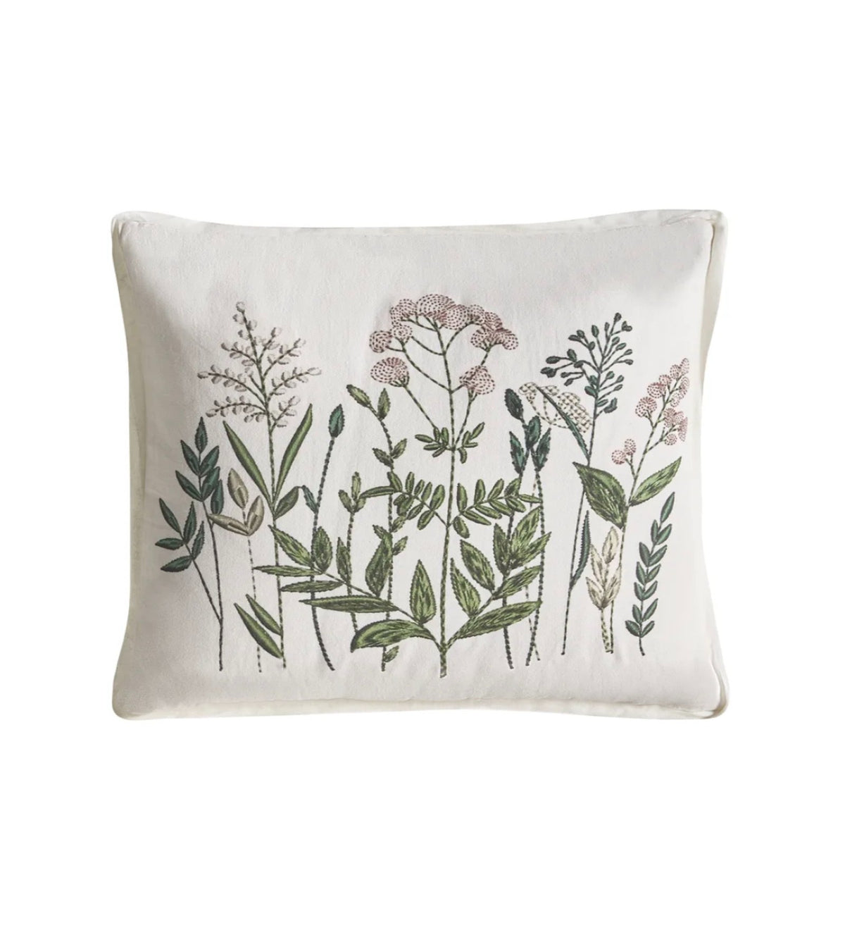 LILIA - Soft Floral Cushion Covers Set of 2 (18x18) | Cozy Home Decor