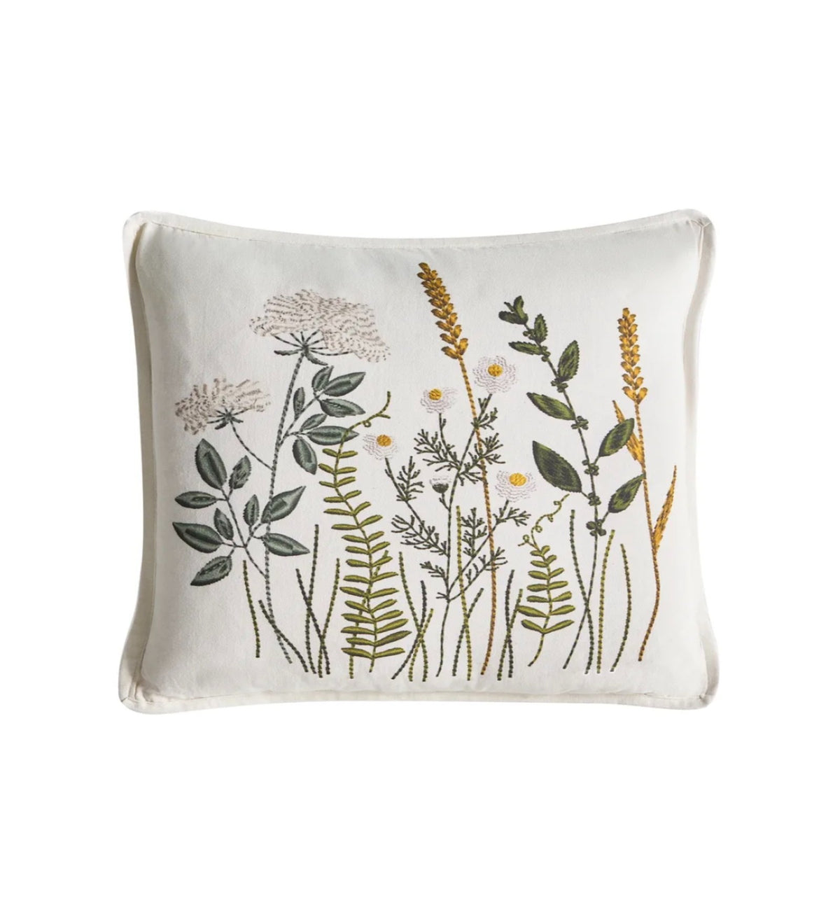 ZOYA - Modern Floral Cushion Covers Set of 2 (18x18) | Elegant Home Decor