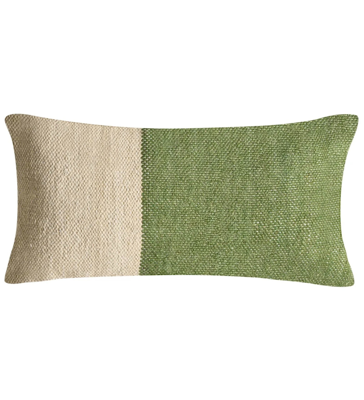 IRA - Hand Woven Green Cushion Covers Set of 2 (18x18) | Textured Home Decor