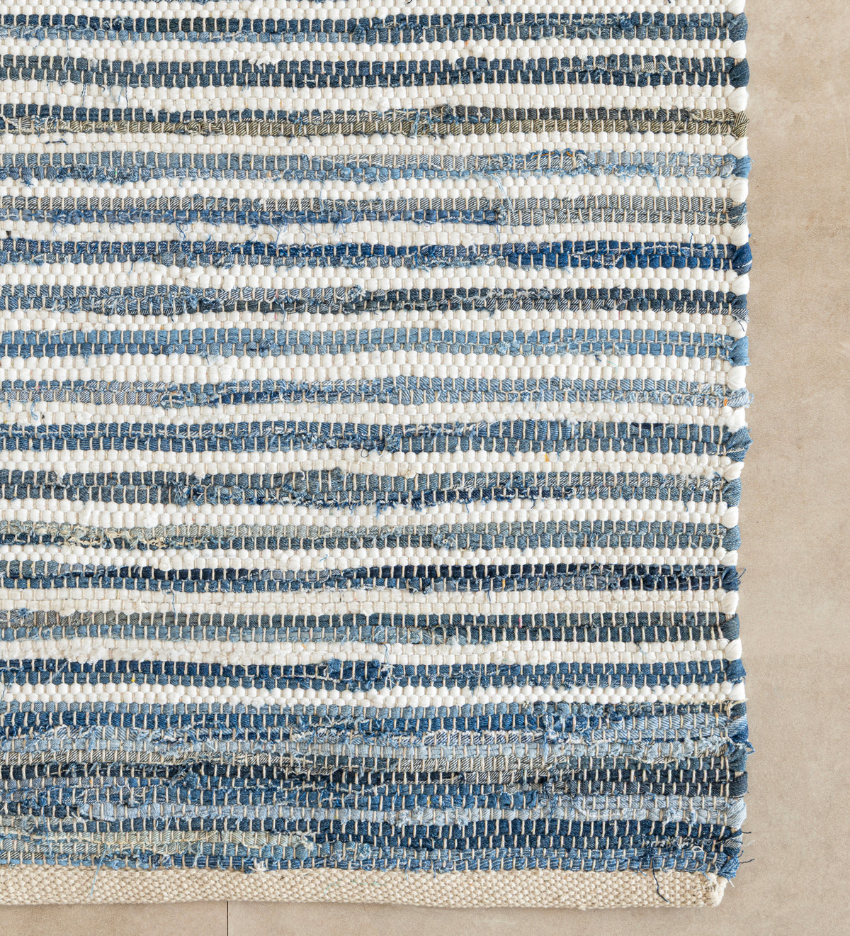 MEERA Multicolor Traditional Hand Woven Cotton Dhurrie Runner Rug (6 ft x 2 ft)