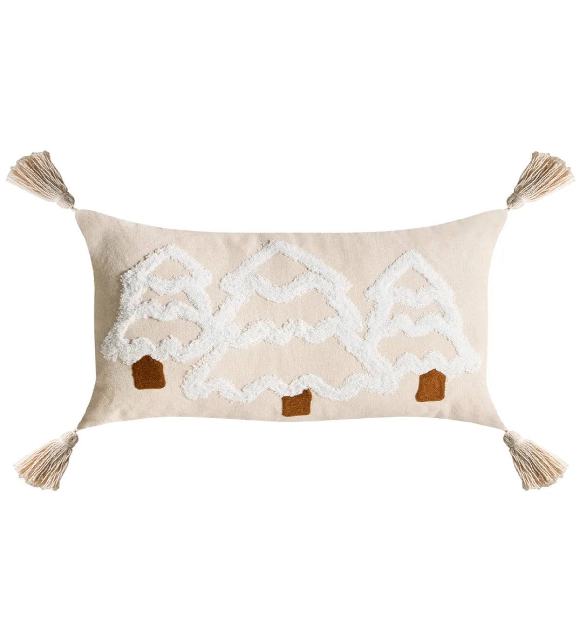 AANYA - Hand Tufted Off-White Cushion Covers Set of 2 (18×18") | Textured Home Decor
