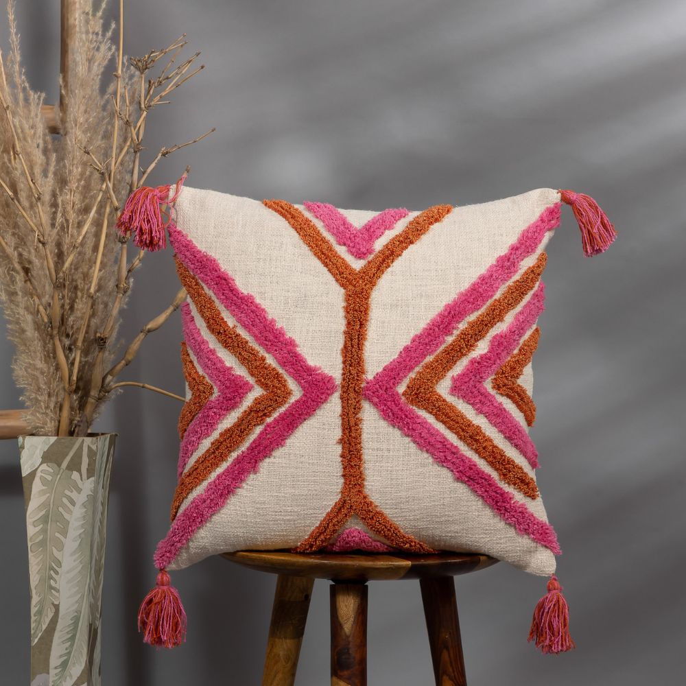 BREEZEY - Plush Tufted Pillow Cover