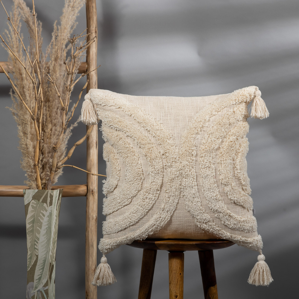 RAINSTAR - Soft Tufted Square Cushion Cover