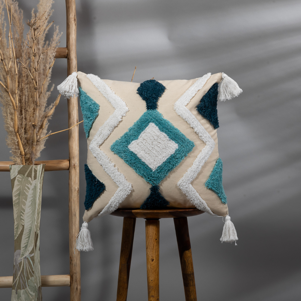AMBER - Artisan Tufted Pillow Cover