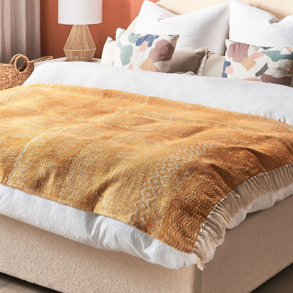 KIHUN - Hand Block Printed Throw