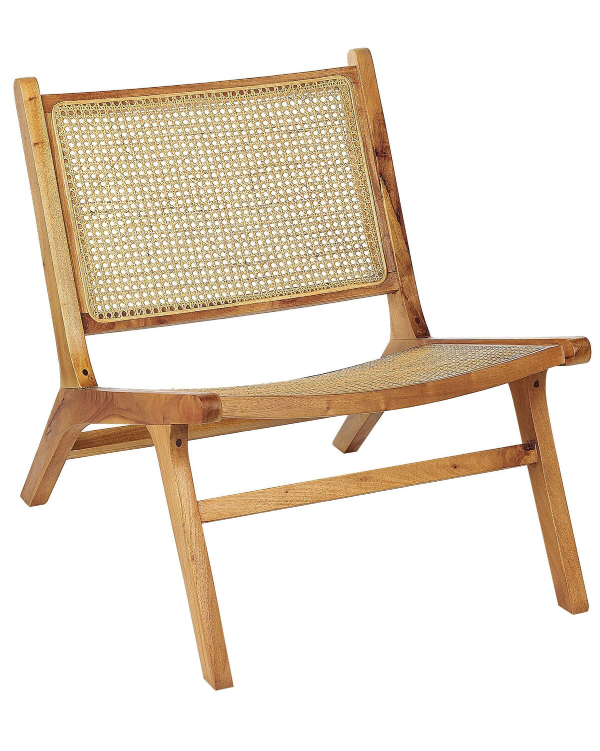 VANIC Charming Cane and Acacia Wood Chair
