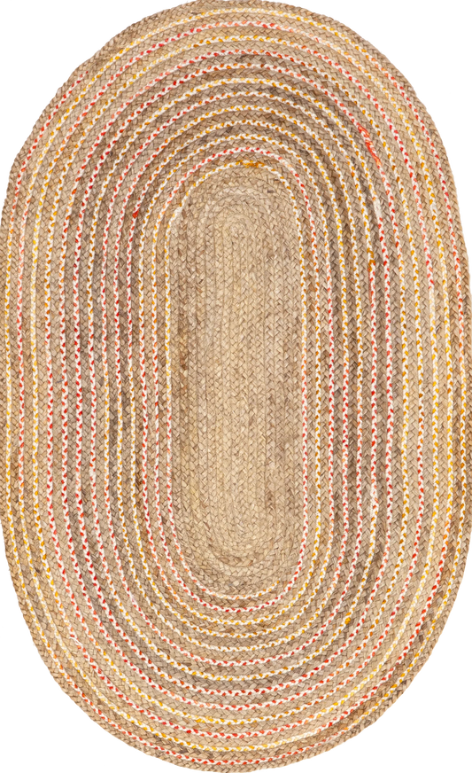 COLORA OVAL BRAIDED RUG
