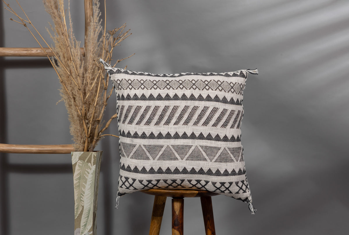 MYRICA - Hand Block Printed Cushion Cover