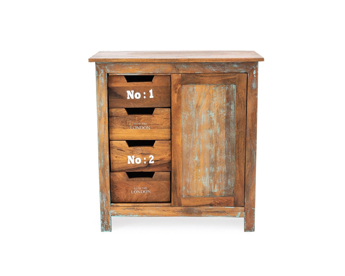 Nature’s Touch Rustic Mango Cabinet