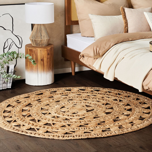 DIKILI - Handcrafted Braided Jute Rug
