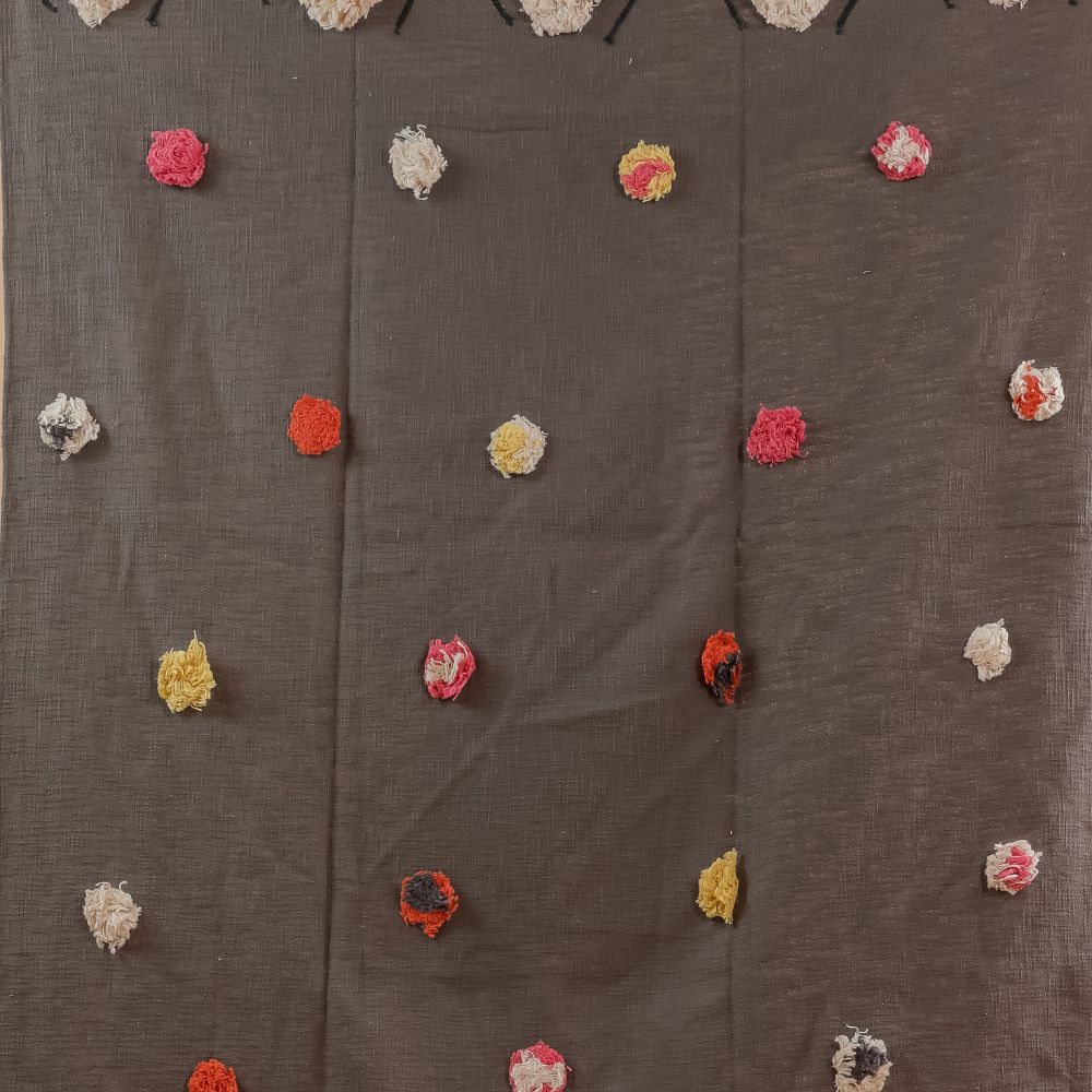 MALU - Decorative Embroidery Throw Blanket