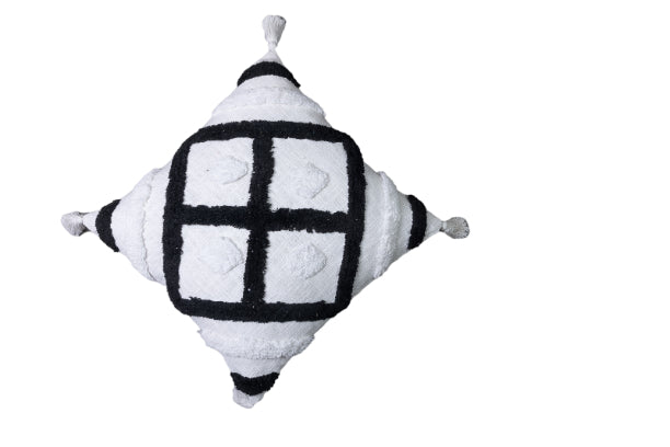 SNOWDROP - Soft Tufted Square Cushion Cover