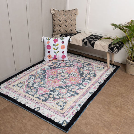 OBAKOY - Cotton Digital Printed Rug