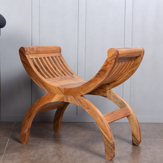 Elegant Acacia Wood Side Table