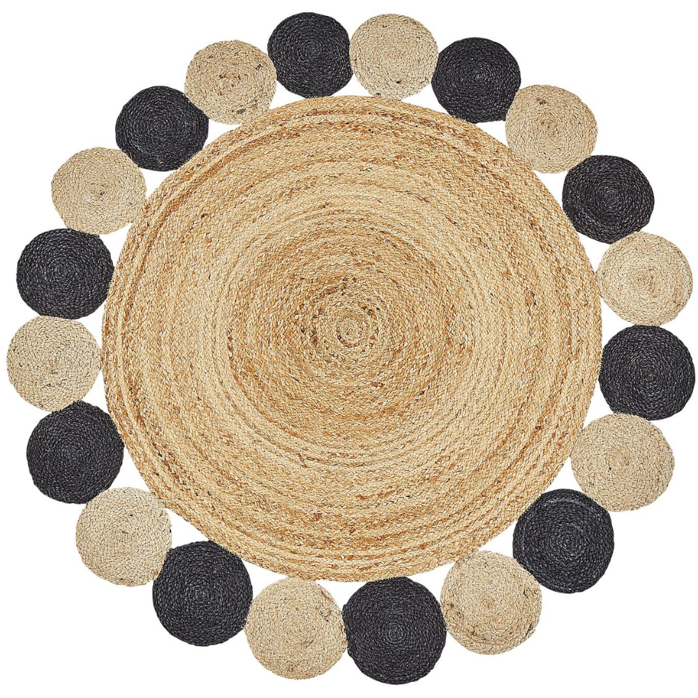 BIRECIK - Handcrafted Braided Jute Rug