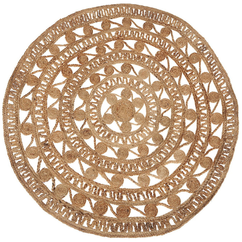 DIKILI - Handcrafted Braided Jute Rug
