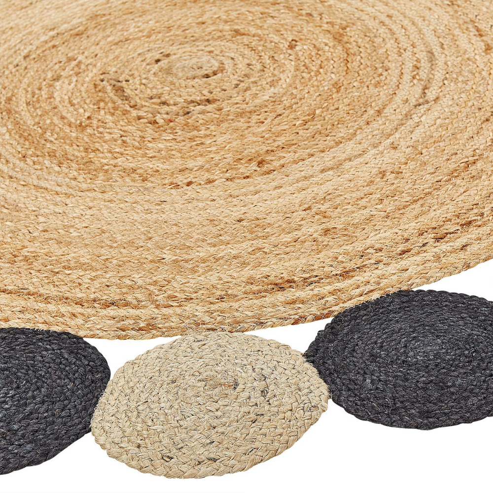 BIRECIK - Handcrafted Braided Jute Rug