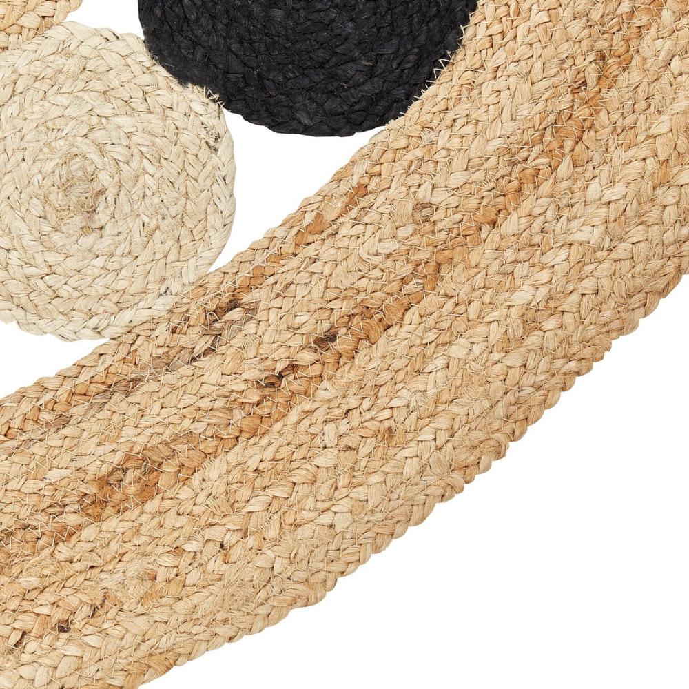 AKBELLEN - Handcrafted Braided Jute Rug