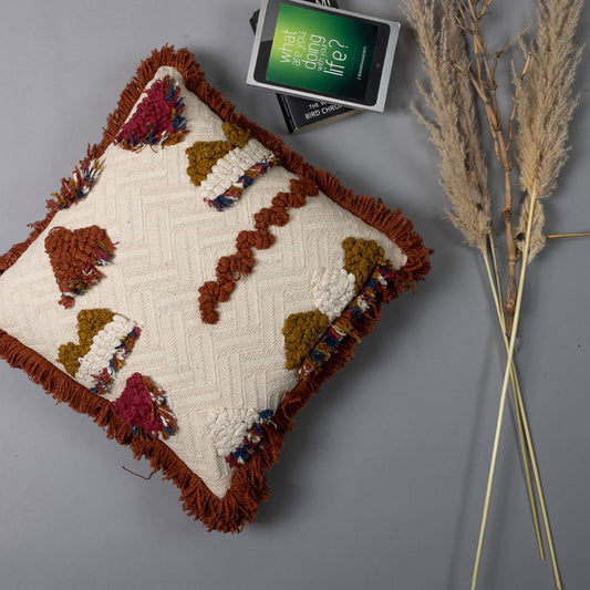 AVALON  - Artful Embroidered Throw Pillow Case