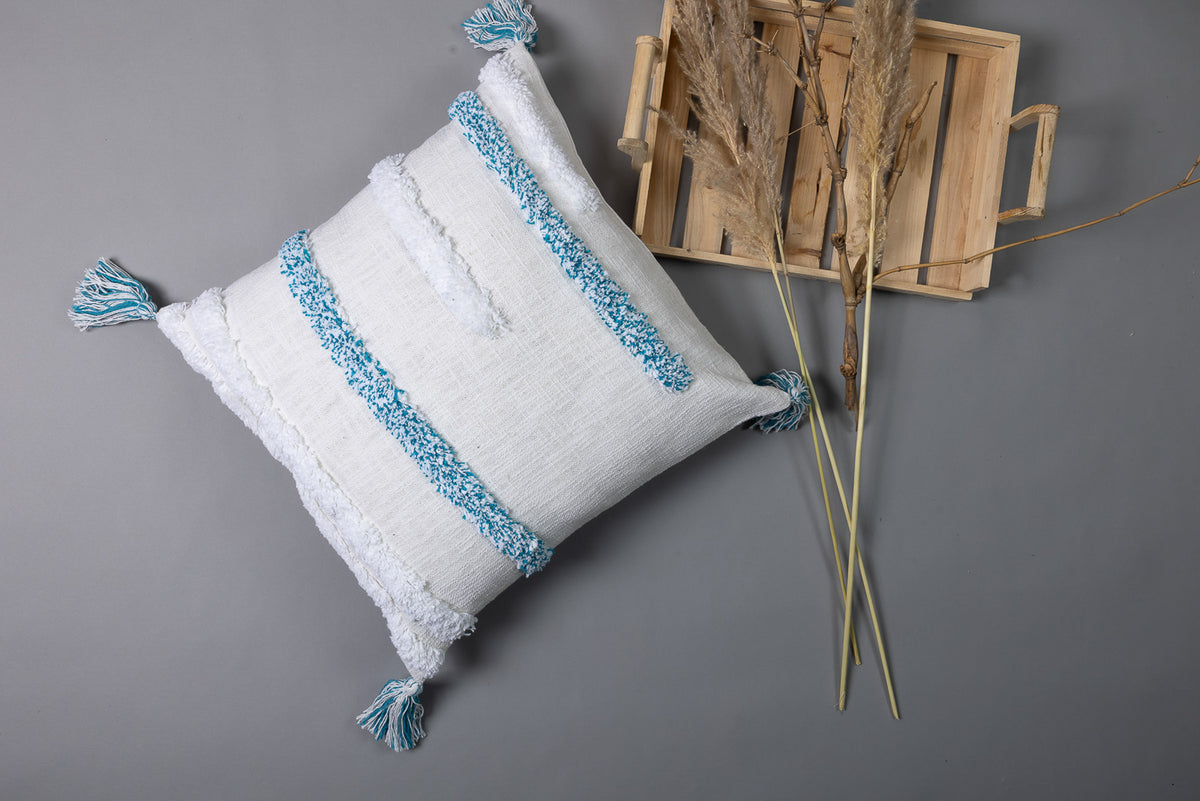 BORA BORA   -  Plush Tufted Pillow Cover