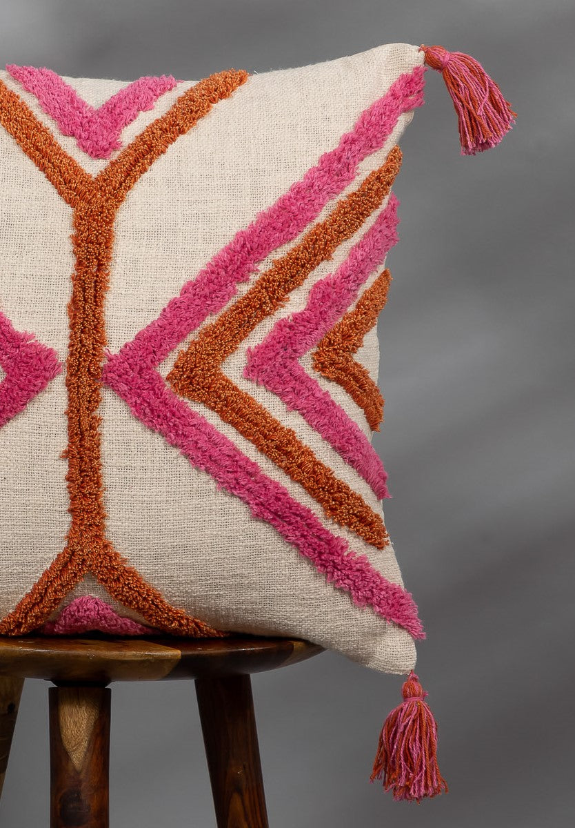BREEZEY  -  Plush Tufted Pillow Cover