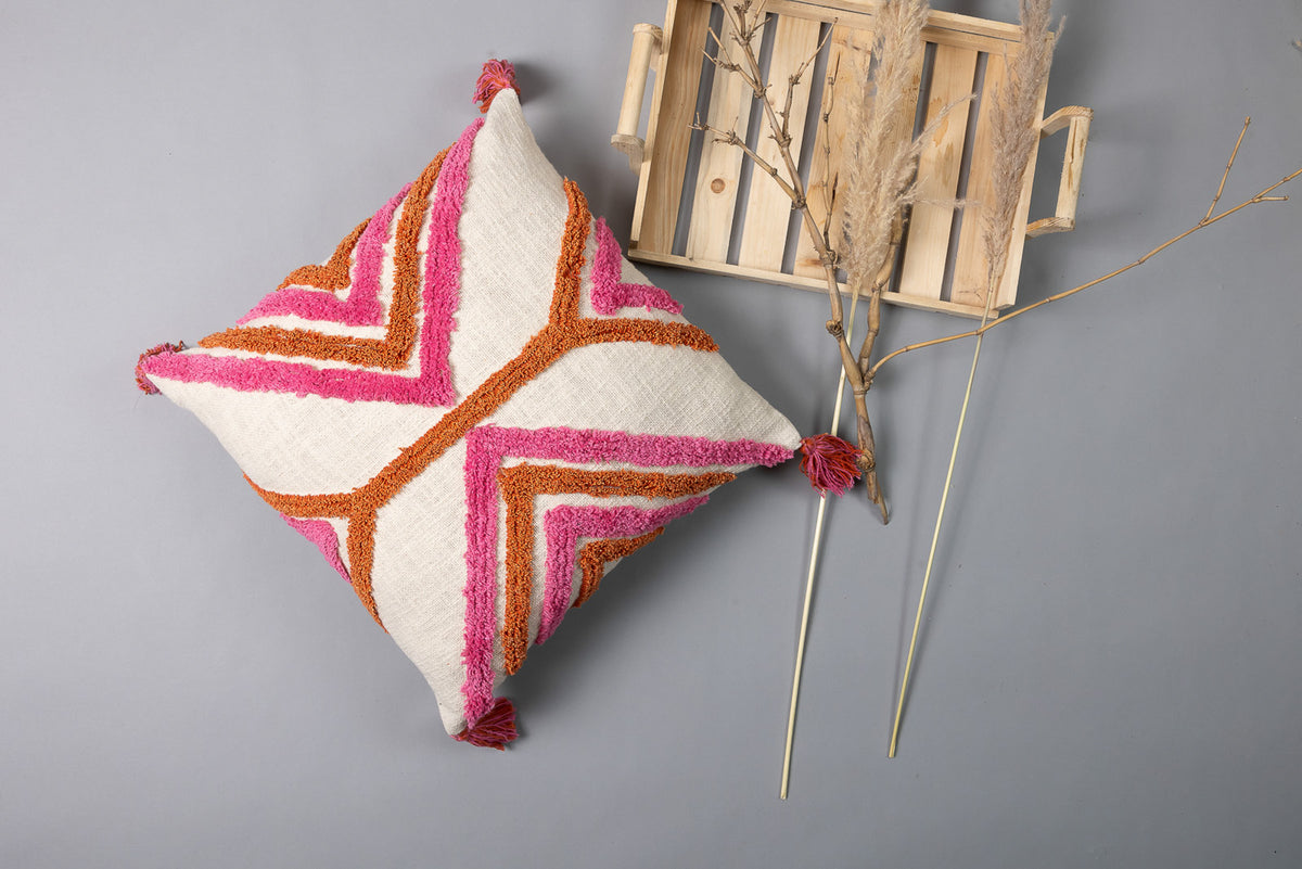 BREEZEY  -  Plush Tufted Pillow Cover