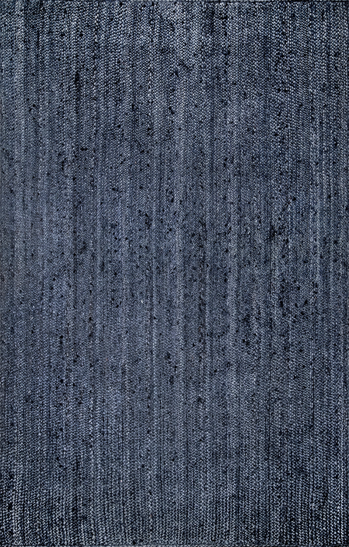 NAVY BRAIDED RUG