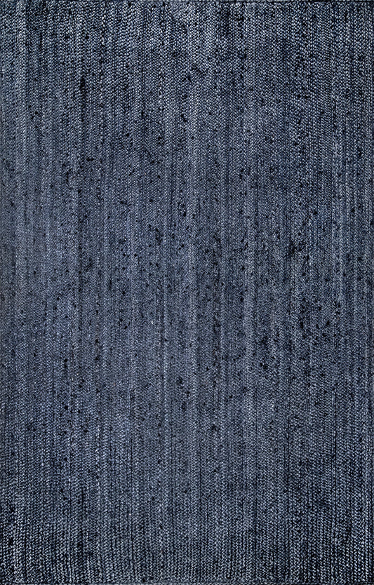 NAVY BRAIDED RUG
