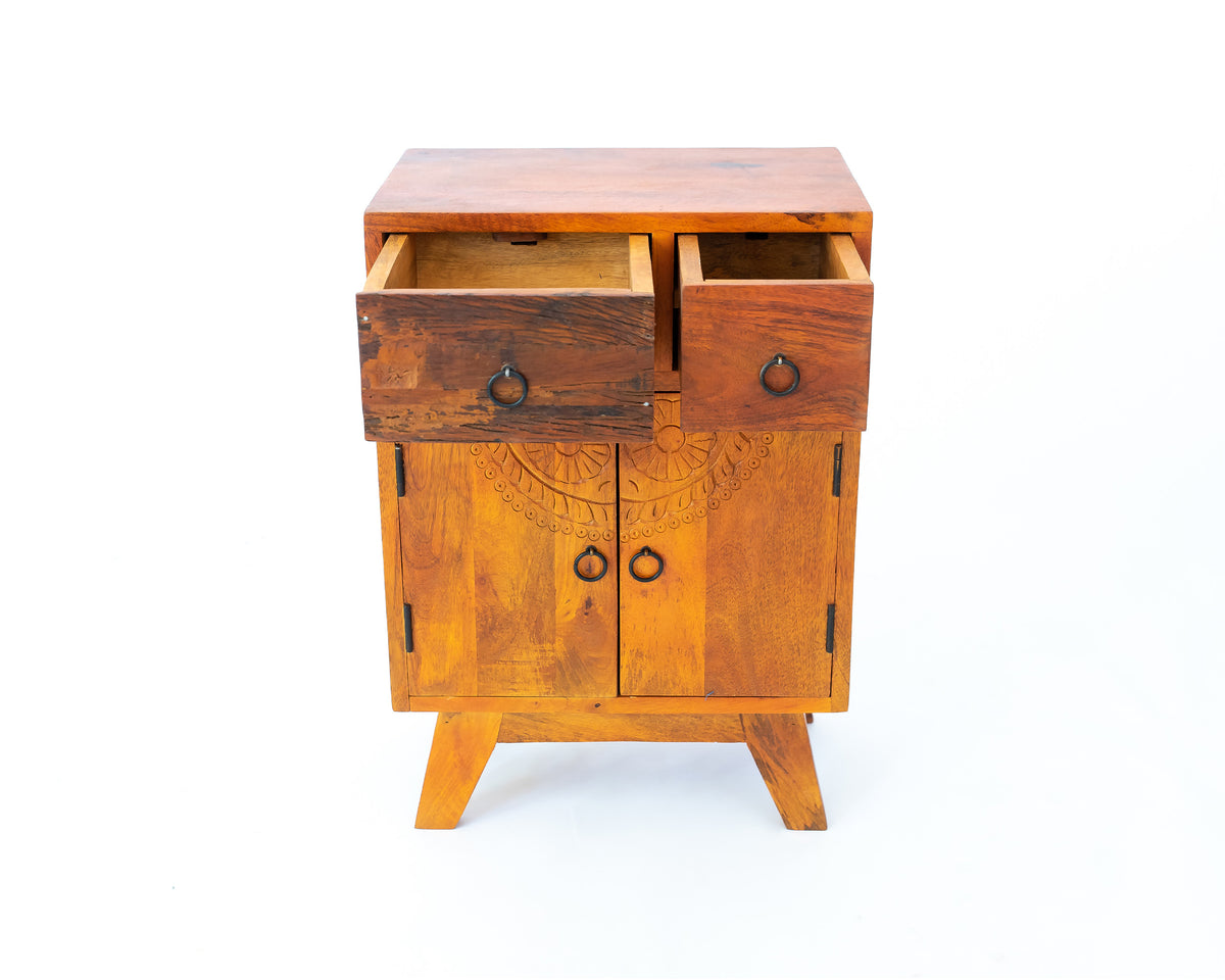 Natural Charm Mango Wood End Table
