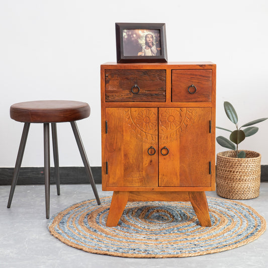 Natural Charm Mango Wood End Table