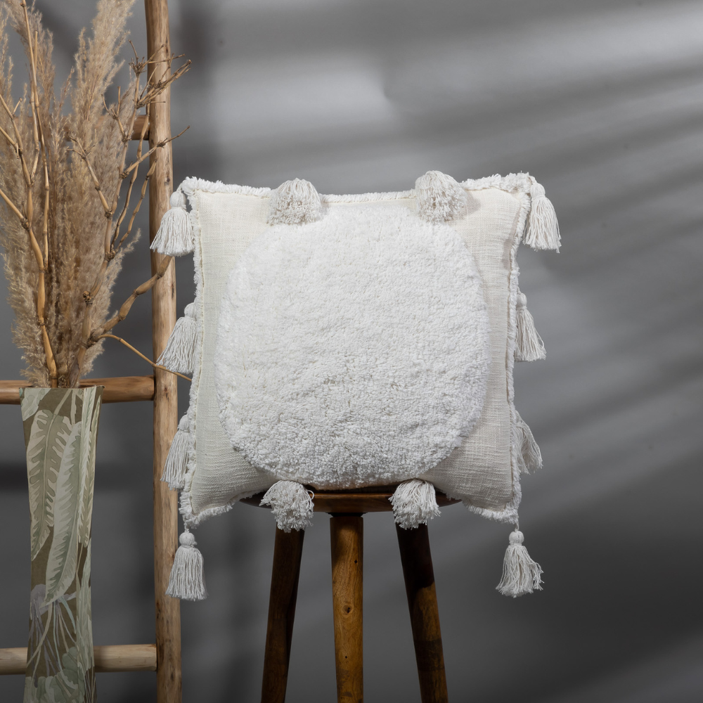 STELLA  - Soft Tufted Square Cushion Cover