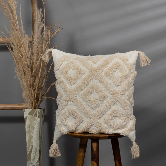 NICAEA  - Soft Tufted Square Cushion Cover