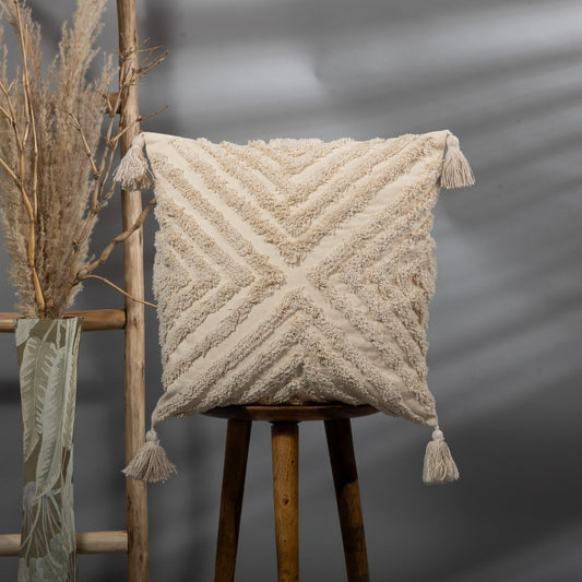 AIYANA   - Soft Tufted Square Cushion Cover