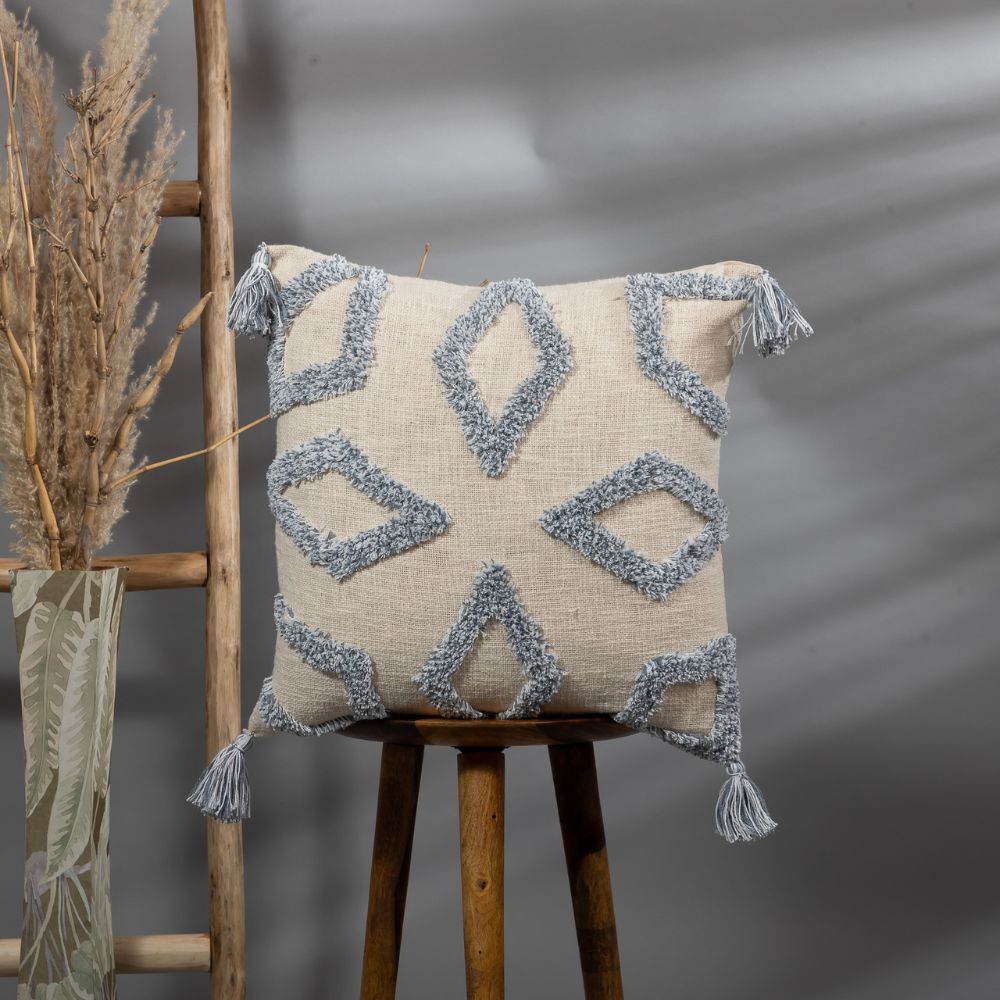 BIMINI  - Soft Tufted Square Cushion Cover