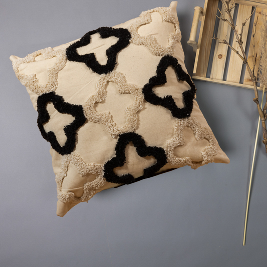 YORTAN  - Soft Tufted Square Cushion Cover