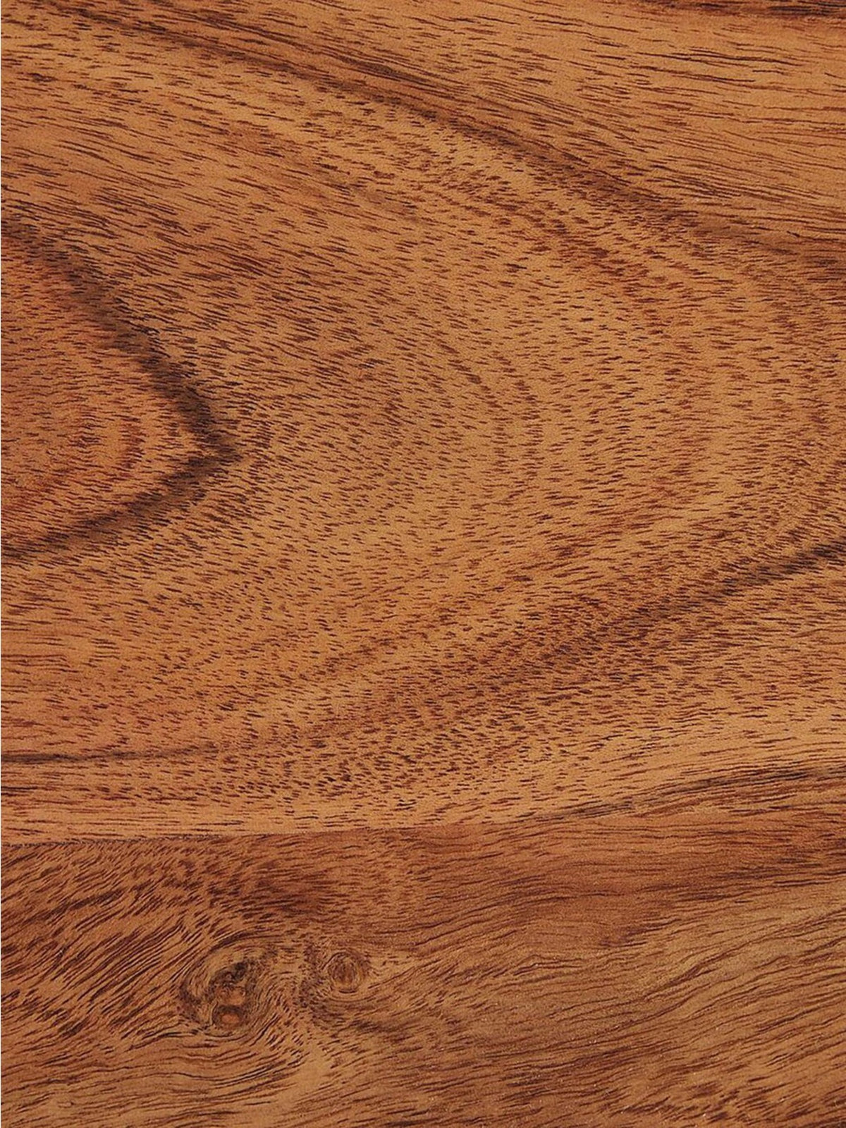 The Gasbh Solid Acacia Wood Coffee Table for Living Room | Wooden Center Table with Rounded Edges and Open Shelf Storage | Natural Wood Finish | Modern Coffee Table for Home Sofa and Lounge