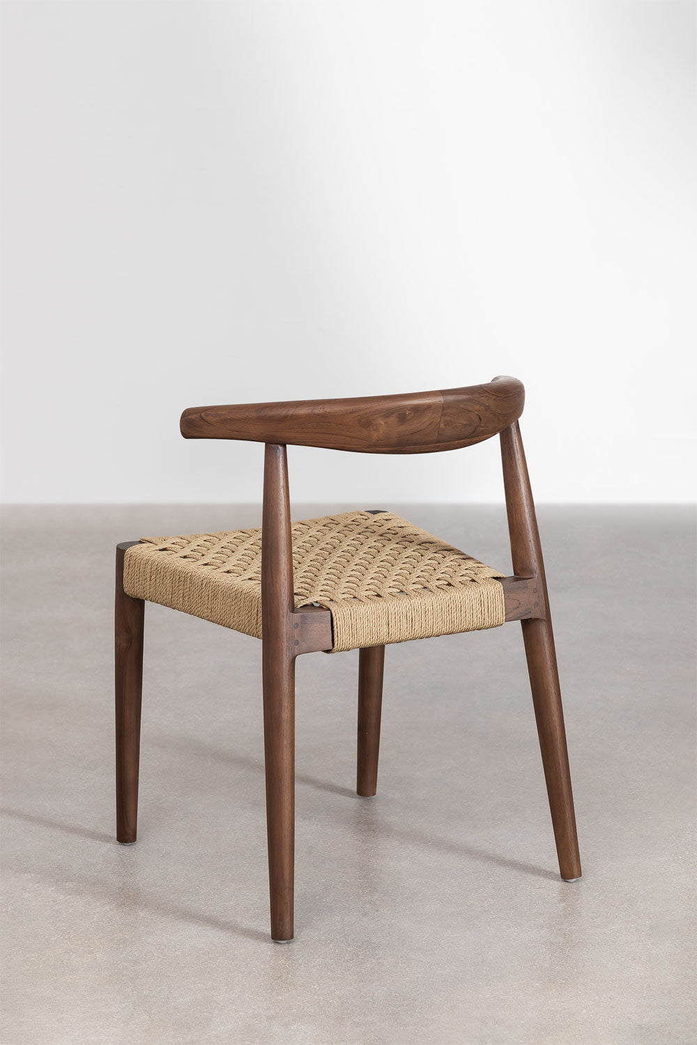 Celle Dinning rope braided sheesham wood chair