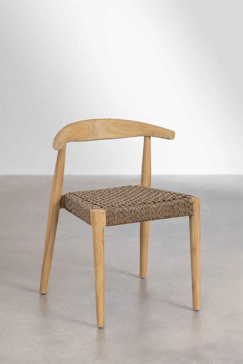 Celle Dinning rope braided sheesham wood chair
